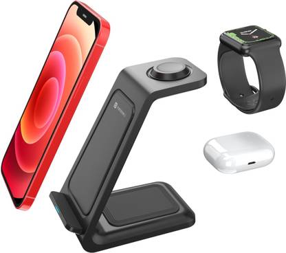 Portronics Freedom 33 3-in-1 15W Desktop Wireless Charging Pad