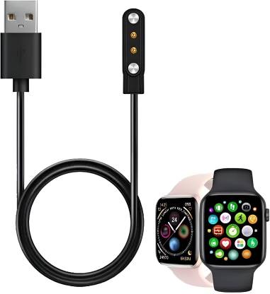 The Electron Bay Magnetic 2 Pin Charging Cable for Noise Colorfit Pro 2,3, Nexfit run, Boat strom Charging Pad