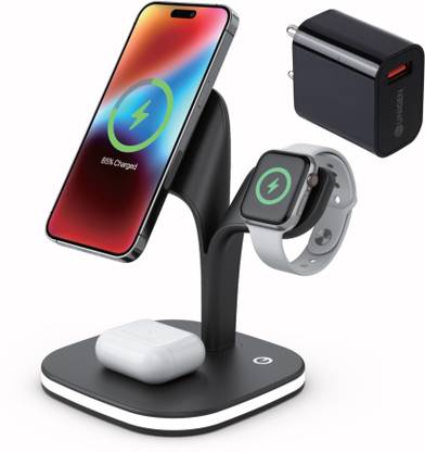 UNIGEN MAGTEC 500 23W MagSafe Charging Stand with Adapter for iPhones and Apple Watches Charging Pad