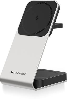 Neopack 3 IN 1 Wireless Magnetic Charger for iPhone, iWatch & Airpod Charging Pad