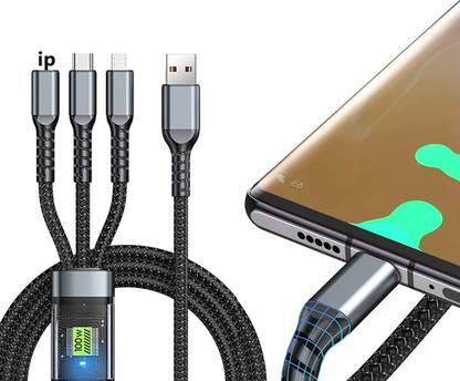 BUFONA Flowing Light USB Cable Led Micro Data Cables LED Glow Flowing Bling light Magnetic USB Charging Cable Magnetic USB Charging Cable Led Data Cables Super Fast Charging and Strong Magnet Magnetic Fast Charging Cable Fast 3 in 1 Multiple Pin With LED Light Magnetic Charging Cable Flowing Light Micro USB, Type C, IOS with LED Data Cable Android Charging Cable Charging Pad