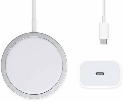 eRise Wireless Charger with 20W Power Adapter, Mag-Safe Wireless Charger for iPhone, 20W Fast Charging Qi Magnetic Charging Pad | USB C Wall Charger 12, Pro, Mini, Max Charging Pad