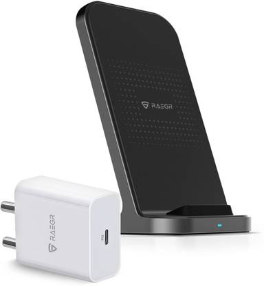 RAEGR RG10340 Arc 750 Charging Stand 15W -C [with 20W PD Adapter][Made in India] Charging Pad
