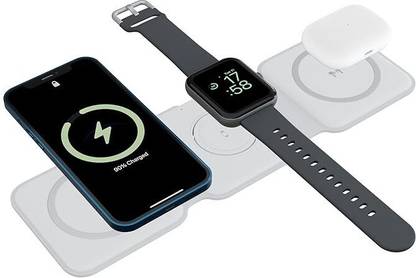 MARS Sleek 3-in-1 Wireless Charging Dock for iPhone Charging Pad