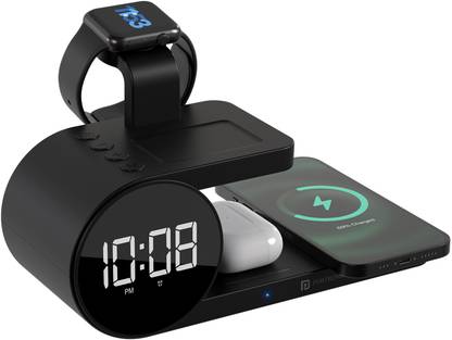 Portronics Freedom 6 15W Wireless Charger for Smatphones,Earbuds & Watch Wireless Charging Charging Pad
