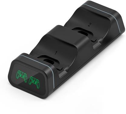 microware Charging Dock for PS5 Controller, Xbox Series S/X,Nintendo Switch Pro Controller Charging Station