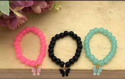 RSVP CREATIONS Charm crystal beads bracelet Crystal Beaded Charm