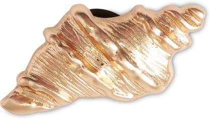 Crocs Gold Sea Shell Zinc Shoe Charm