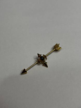 JOODRYART Industrial Piercing Stud Silver Charm Set