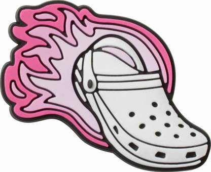 Crocs Croc on Fire Plastic Shoe Charm