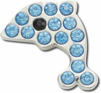 Crocs Crystal Dolphin Plastic Shoe Charm