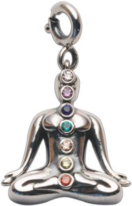Fourseven Jewellery Pure 925 Seven Chakras Charm Sterling Silver Link Charm