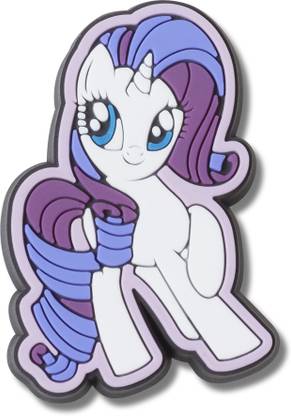 Crocs My Little Pony Rarity Plastic Shoe Charm