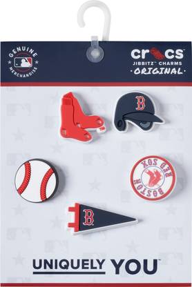 Crocs MLB Boston Red Sox Plastic Shoe Charm