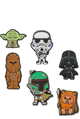 Jibbitz 6 pack of star-wars Silicone Shoe Charm