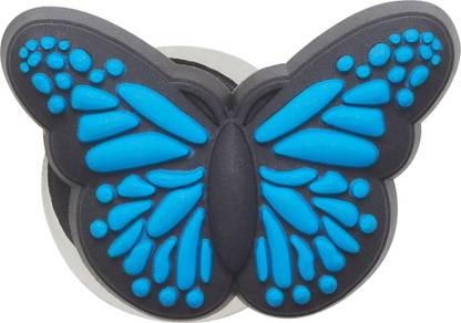 Crocs Blue Butterfly Plastic Shoe Charm