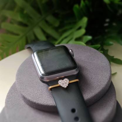 Soi Ombré Heart Slider Silver Watch Charm