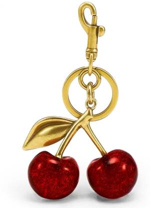 Questsole Bag Charm - Cherry Elegant Key Chain Bag Charms for Handbags Acrylic Charm Set