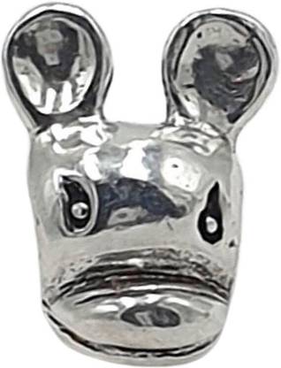 Sahiba Gems Stylish & Cool Charm Fits For Bracelets / Anklets / Chain Sterling Silver Beaded Charm