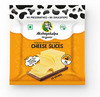Akshayakalpa Organic Artisanal Cheddar cheese Slices