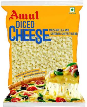Amul Salty Mozzarella and Cheddar Cheese Diced