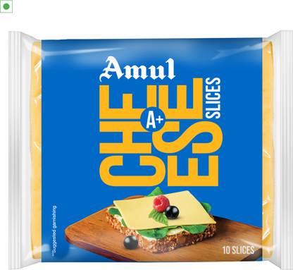 Amul No Flavour Cheddar cheese Slices