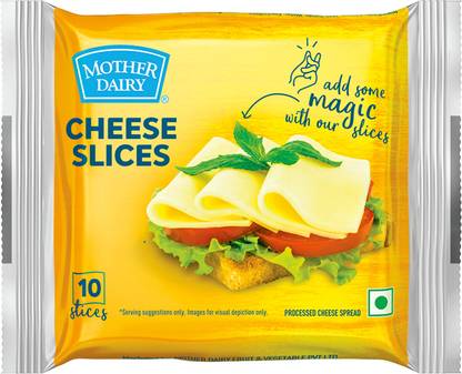 MOTHER DAIRY Plain Processed cheese Slices