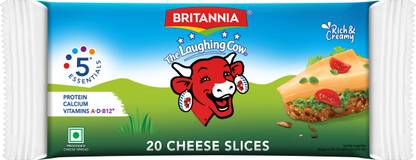 Britannia The Laughing Cow Salty Processed cheese Slices