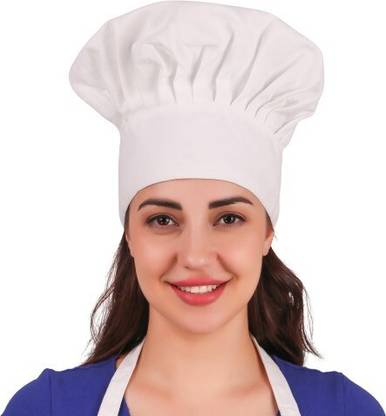 Kodenipr Club Adjustable White Chef Cap/Cooking Cap Chef Hat