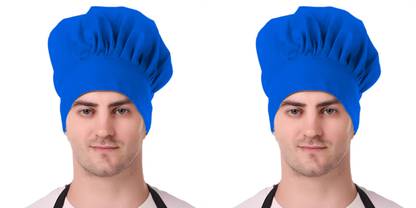 Kodenipr Club Adjustable Royal Blue Chef Cap/Cooking Cap Chef Hat
