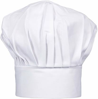 NeelKamalExport White Chef Cap / Hat For Hotel, Restaurant Super Fine Quality Pack Of 1 Chef Hat