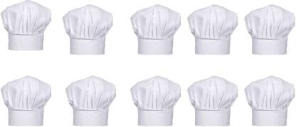 Ashoktextile Mens Womens Hotel Cafe Restaurants Catering Cooking Chef Cap (White) Chef Hat