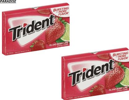 Paradise Trident Island Berry Lime Chewing Gum