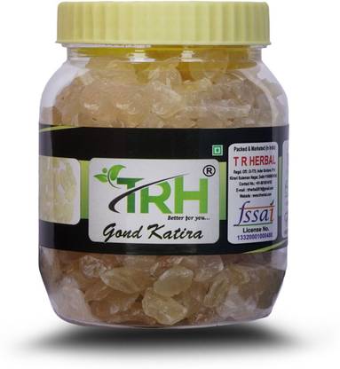 TRH Gond Katira Edible Gum ,Kathila Gum, Tragacanth Gum (150gm) Natural Chewing Gum