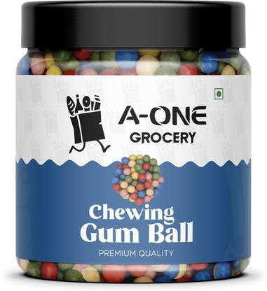 A-ONE GROCERY Premium Quality Small Colorful Candy Balls Sweet Fruity Flavoured Bouble Chewing Gum