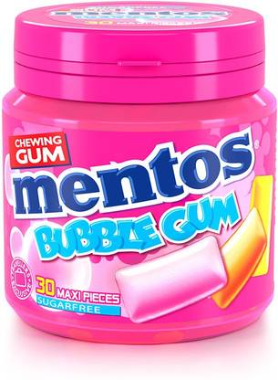 Mentos Sugar Free Bubble Gum 30 maxi Pieces Chewing Gum