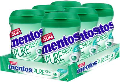 Mentos Pure Fresh Sugarfree Spearmint Chewing Gum