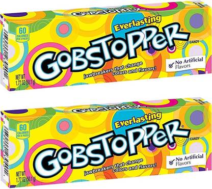 Wonka Gobstopper Everlasting Candy Jawbreakers Chewing Gum