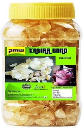 PMW Grade A Quality Jar Pack - Food Grade - Gond Katira -Tragacanth Gum N/A Chewing Gum