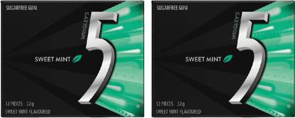 Wrigleys 5Gum Suger Free Sweet Mint Rush Chewing Gum