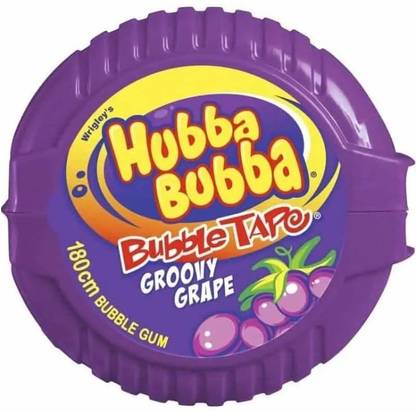 Wrigleys Hubba Bubba Bubble Tape with Groovy Grape Chewing Gum