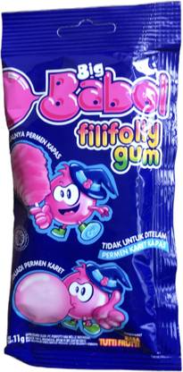 Big Babol Fili Folly Gum Tutti Fruity Flavour 11g Tutti Fruity Chewing Gum