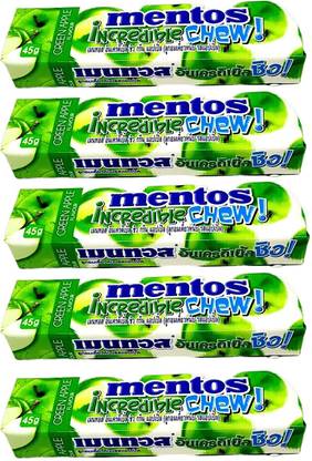 Mentos Incredible Chew Green Apple Chewing Gum