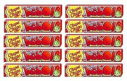 Chupa Chups Big Extra Soft Bubble Gum Strawberry Flavour Strawberry Chewing Gum