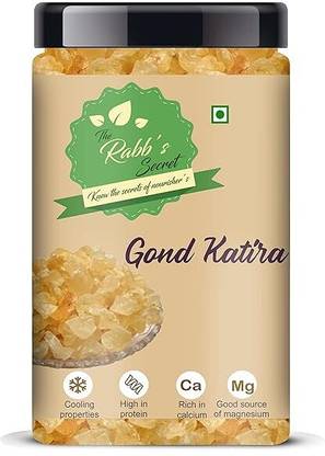 The Rabb' s secret Gond Katira Pure Organics | Tragacanth Gum | Edible Gum Gond Katira Chewing Gum