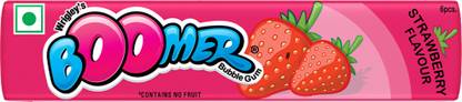 Boomer Wrigley's Strawberry Chewing Gum