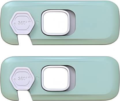 Vrutwa 2 Pcs Multi-Purpose Baby Proof Safety Lock | Refrigerator, Door & Drawer Lock Child Safety Strap Lock