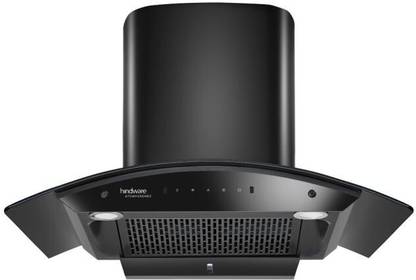 Hindware MODEL NO : 521458 Auto Clean Wall Mounted BLACK 1500 CMH Chimney