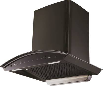 Kutchina Vento 60 Auto Clean Wall Mounted Black 1300 CMH Chimney
