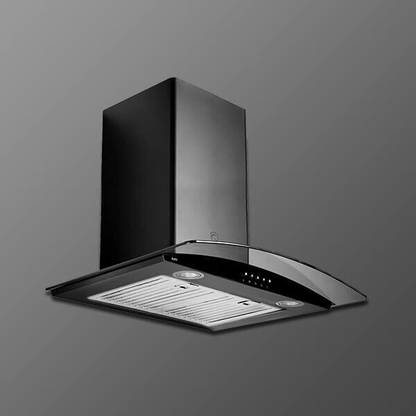 Kaff LUXORDHC60 Auto Clean Wall Mounted Black 1000 CMH Chimney